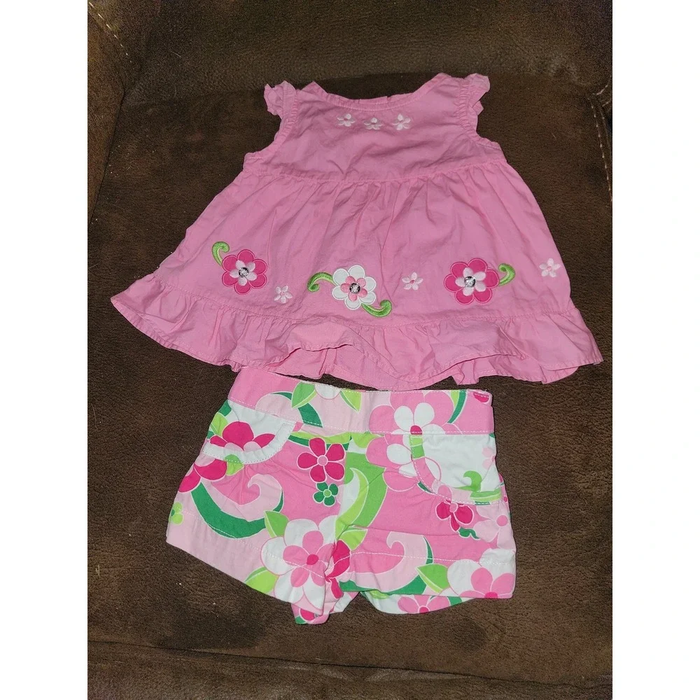 Gymboree floral mermaid outfit size 3 6‎ months